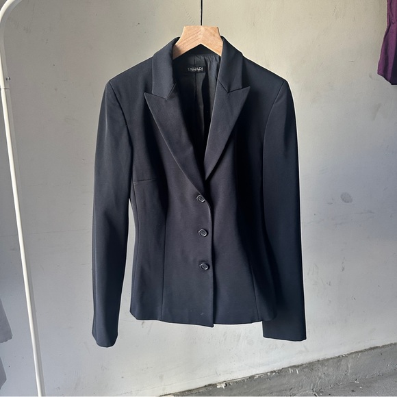 Tahari 3 Button Blazer - Classic Black - Picture 1 of 7